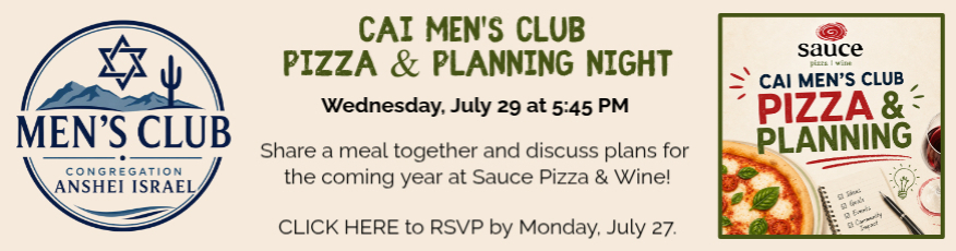 Men’s Club Pizza & Planning